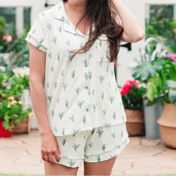Kyte BABY Other - NEW NWOT kyte baby womens short sleeve pajama set xl eucalyptus bamboo cotton